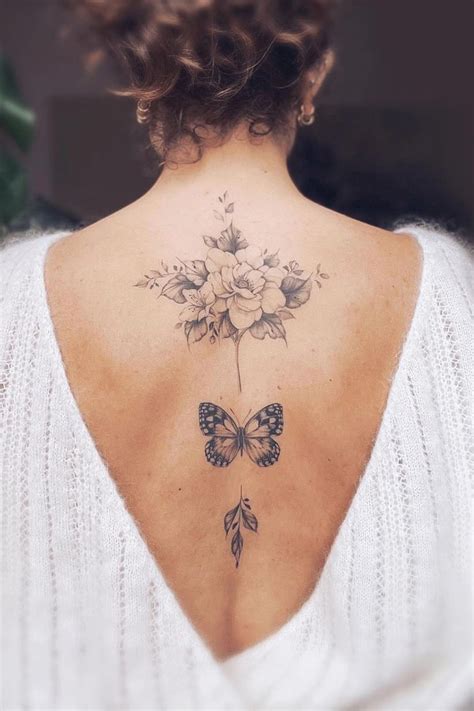 awesome back tattoos for women|simple tattoo on back.